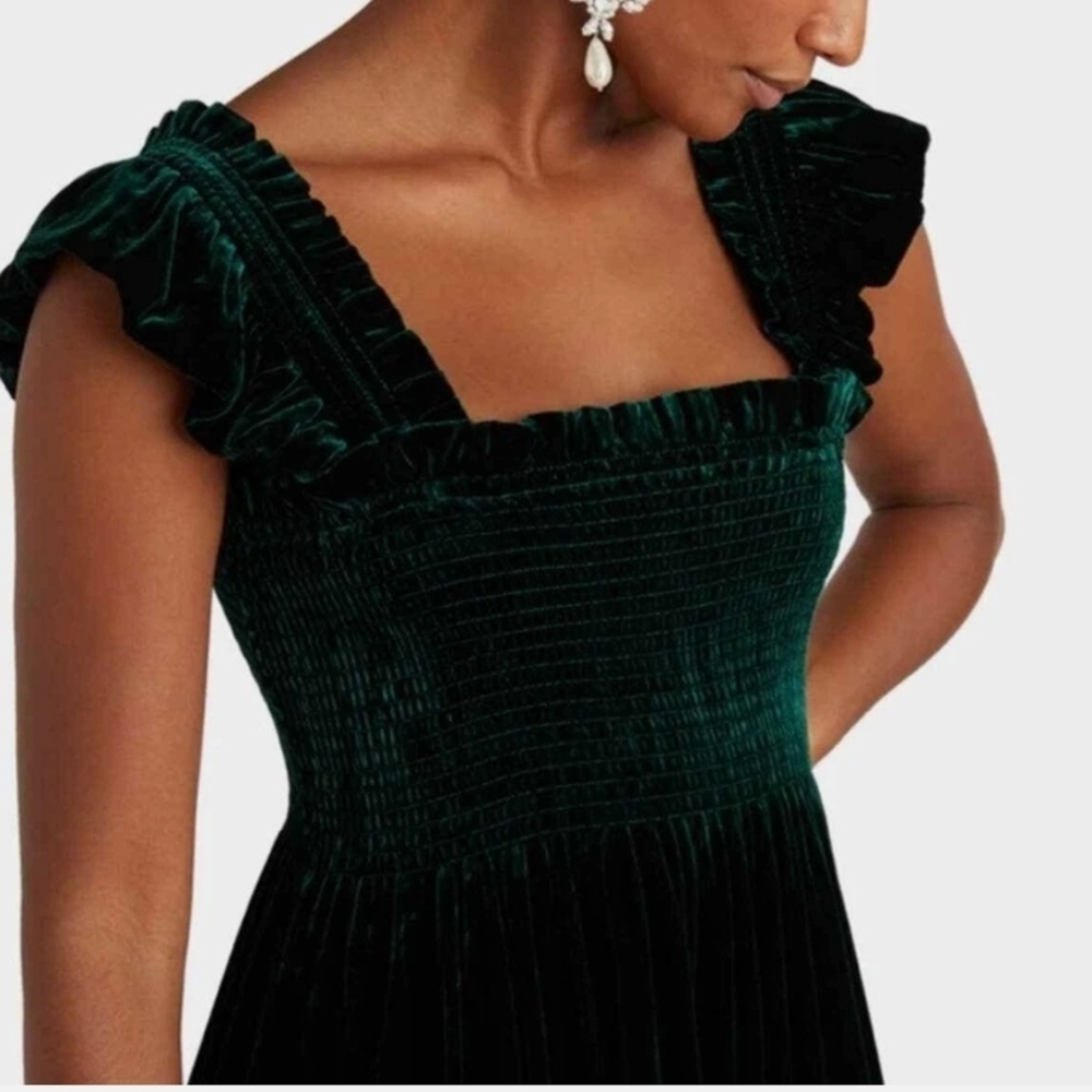 Hill House Ellie Nap Dress, Emrald Green